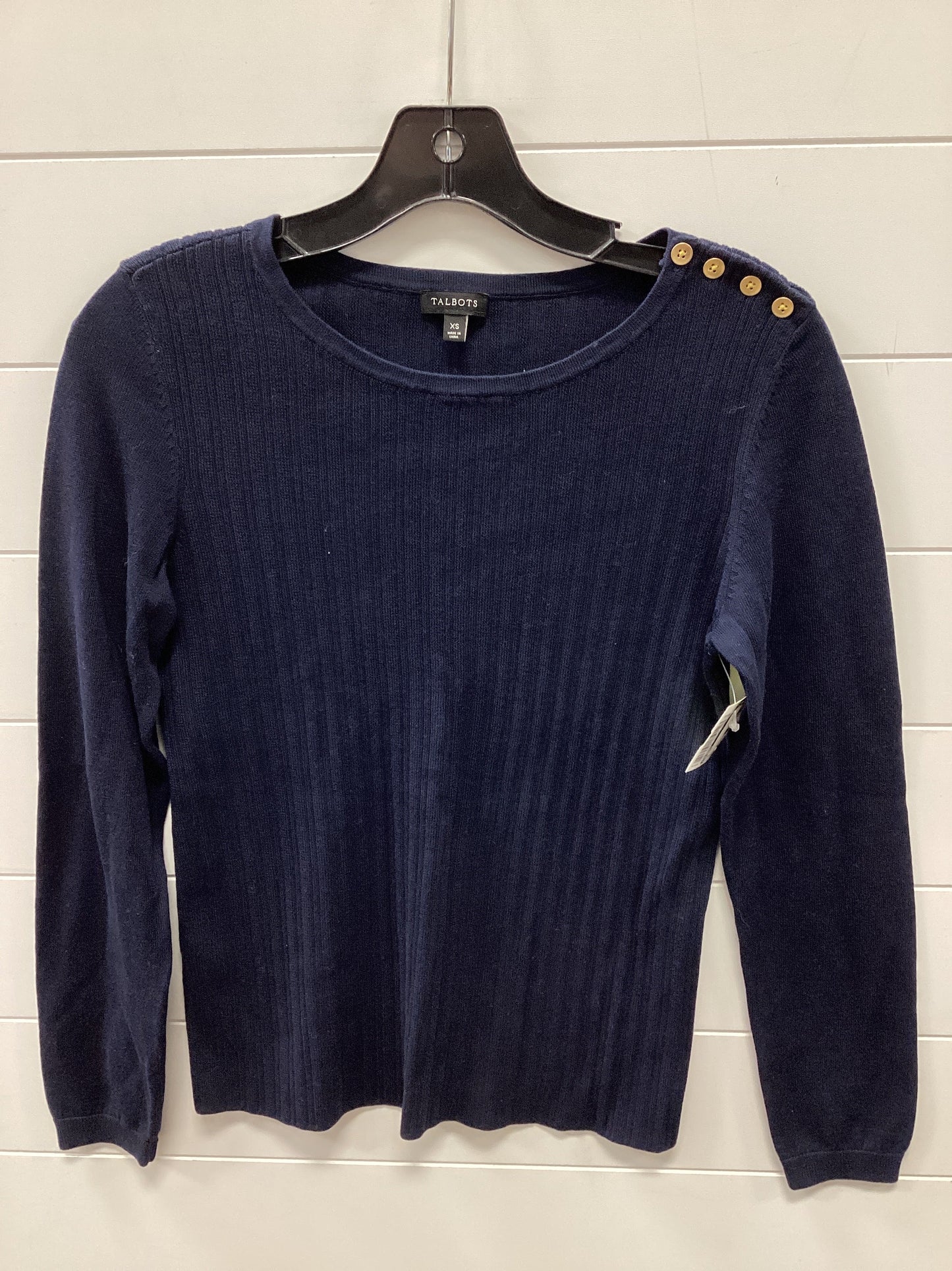 Top Ls By Talbots In Navy, Size:Xs