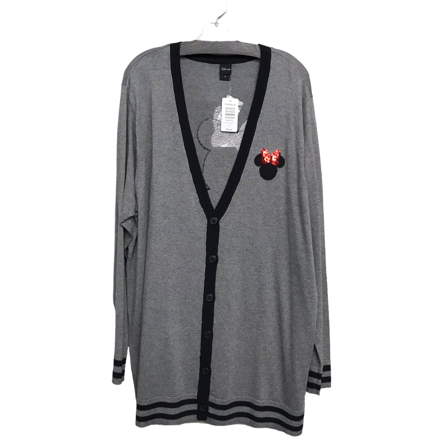 Sweater Cardigan By Torrid In Grey, Size:3X