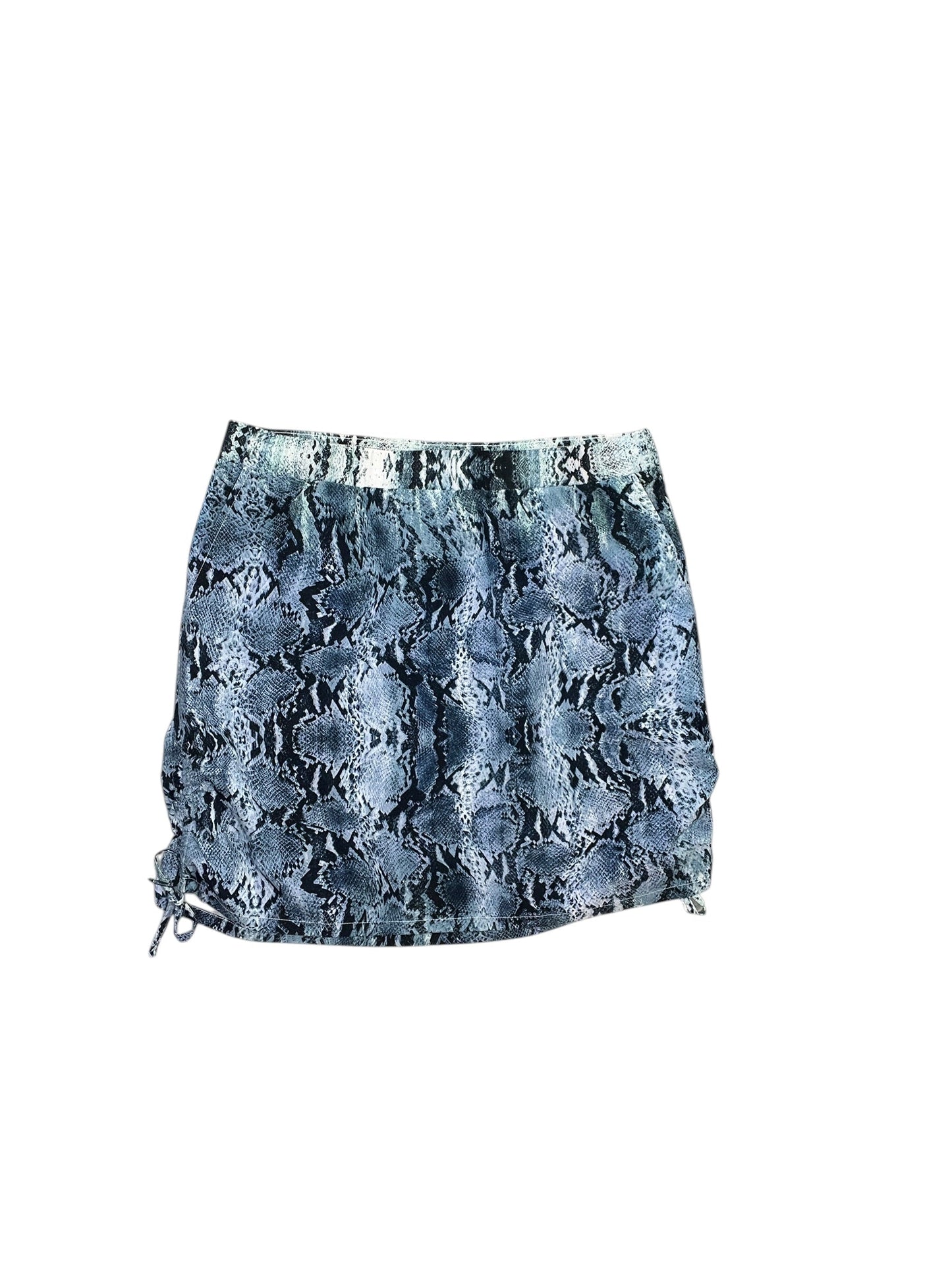 Athletic Skort By Zenergy By Chicos In Snakeskin Print, Size:M
