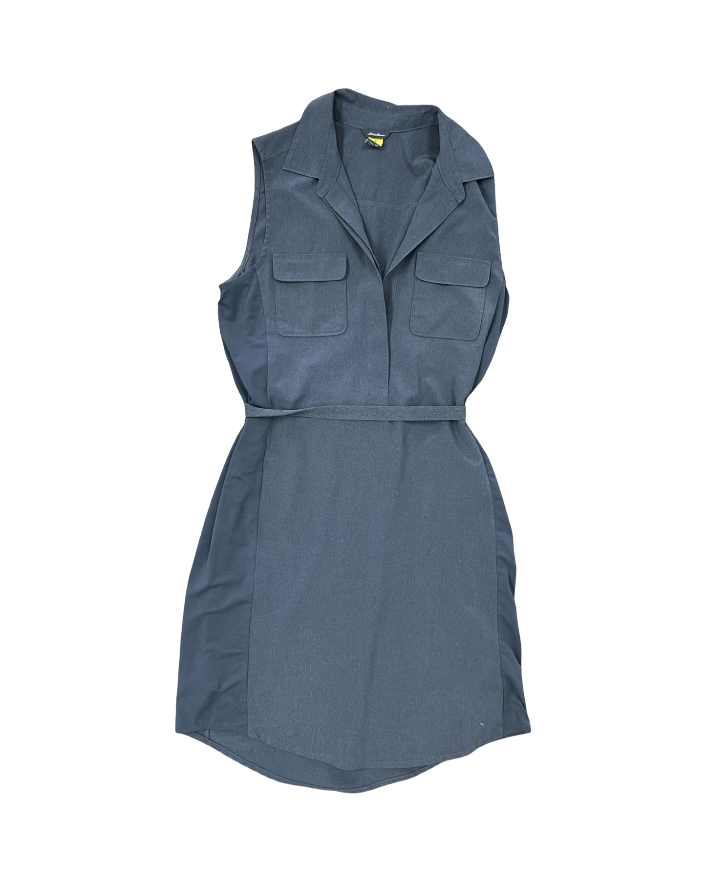 Dress Casual Midi By Eddie Bauer In Grey, Size:Xs
