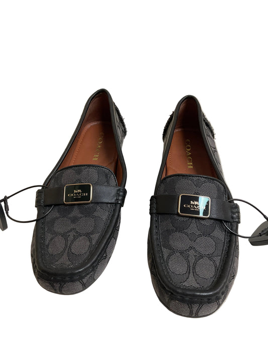 Shoes Designer By Coach In Black & Grey, Size:9/39.5