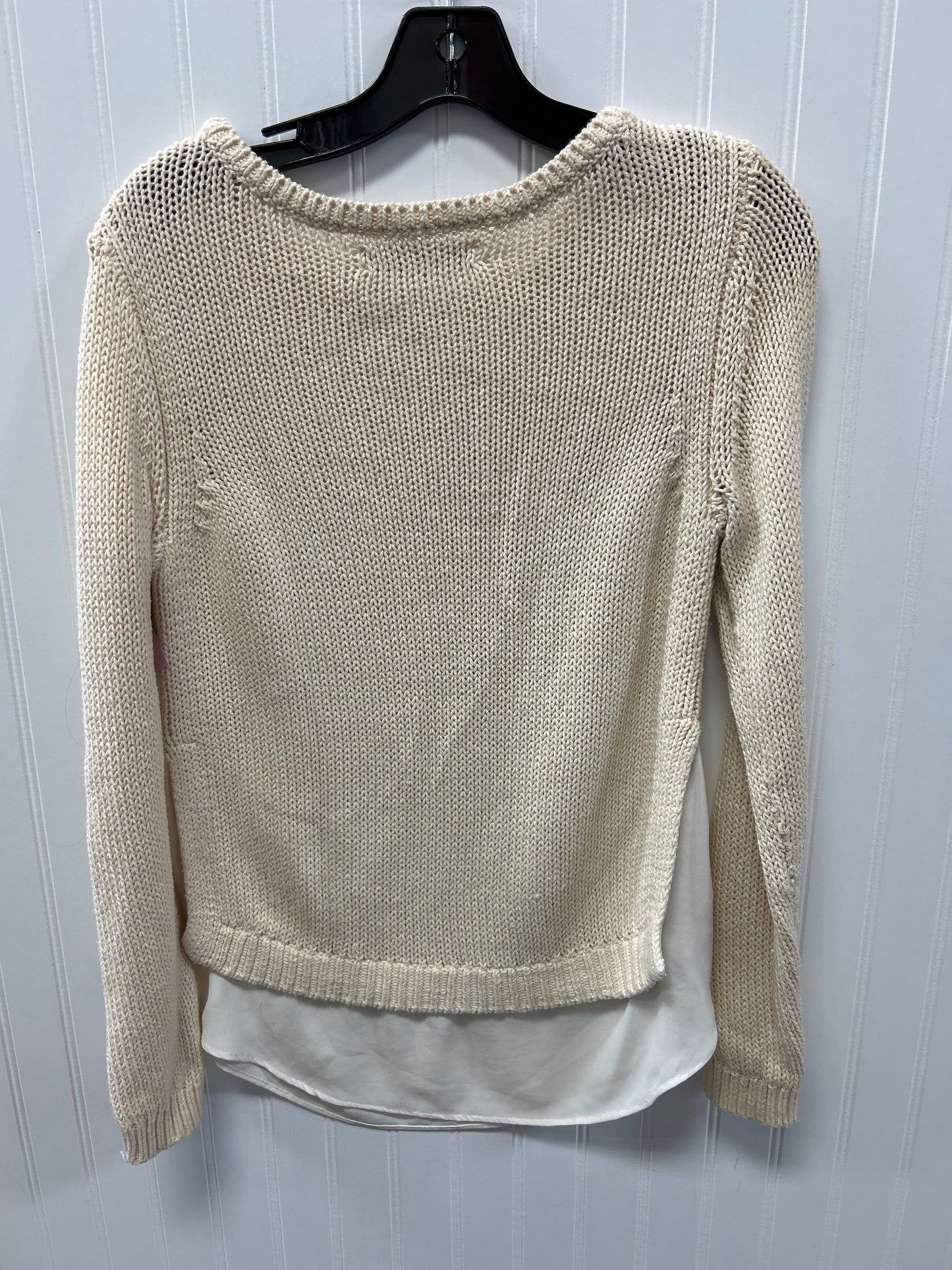 Top Ls By Loft In Cream, Size:S