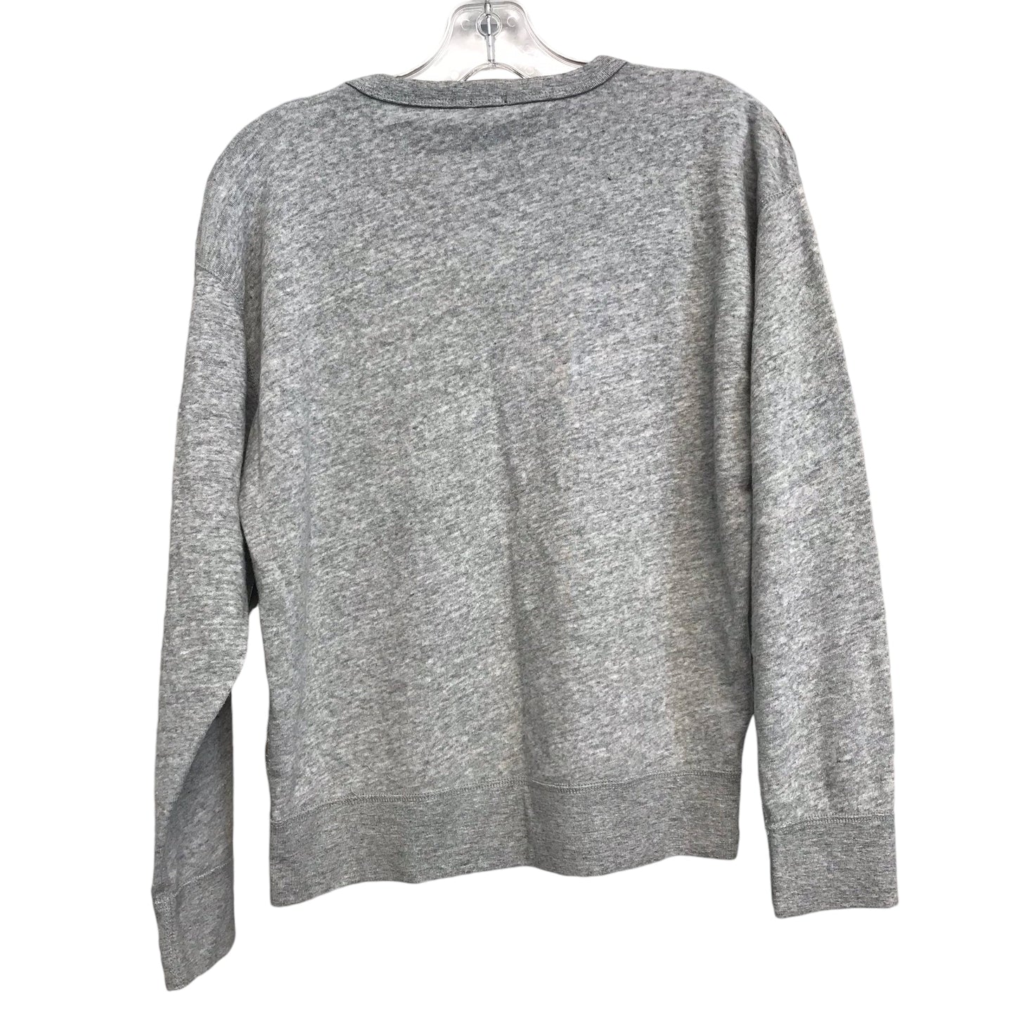 GREY TOP LS by J. CREW Size:M