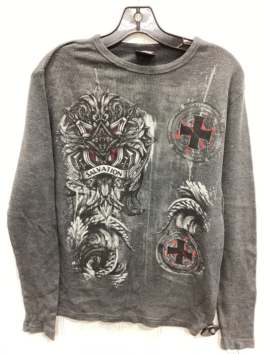 Top Ls By Cmc In Grey, Size:M