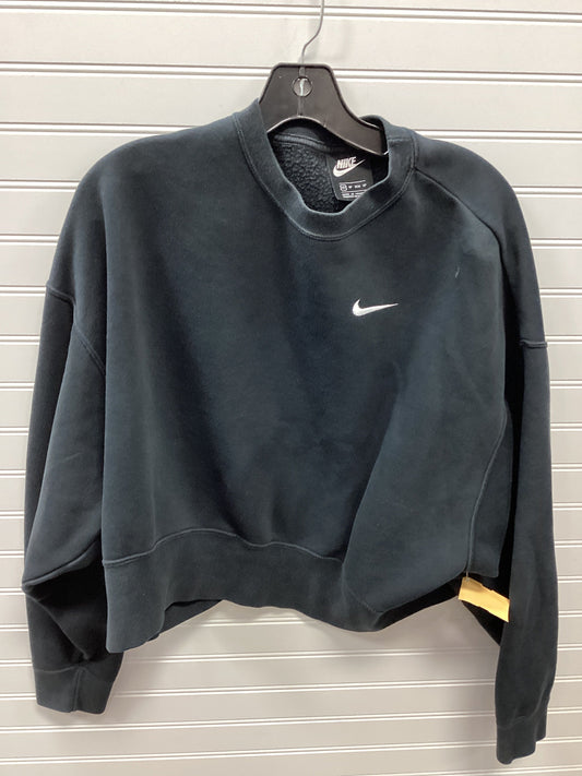 Athletic Sweatshirt Crewneck By Nike Apparel In Black, Size:Xs