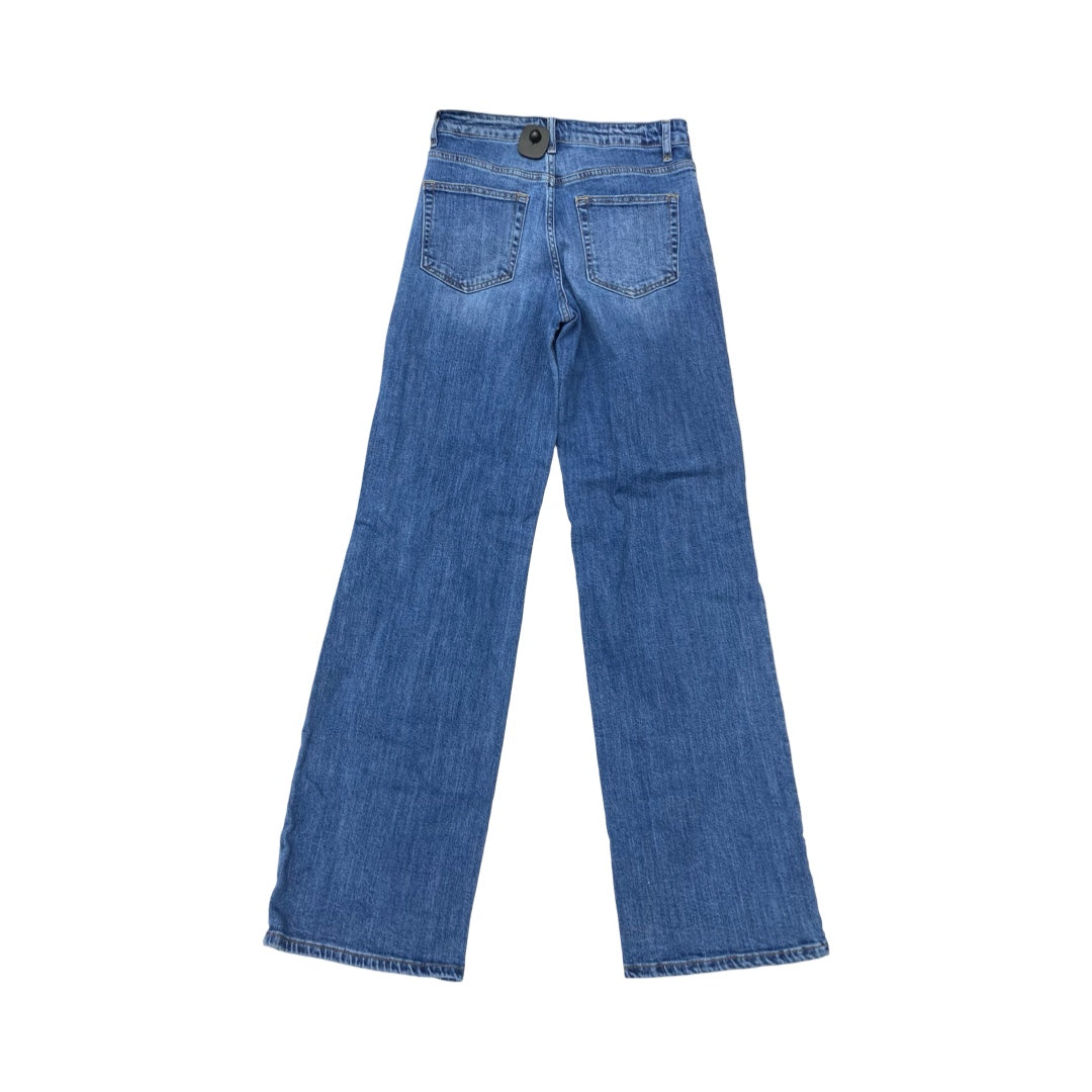 Jeans Wide Leg By Flying Monkey In Blue Denim, Size:4