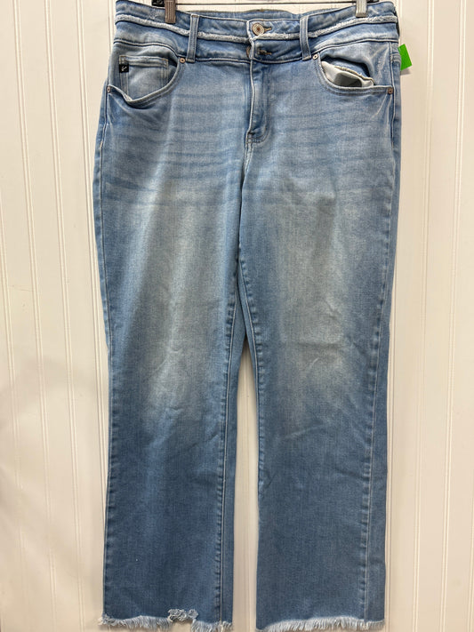 Jeans Straight By Kancan In Blue Denim, Size:14