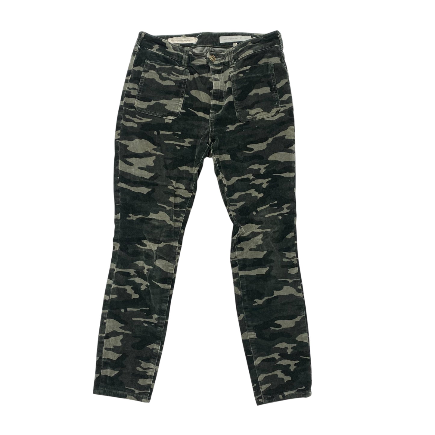 Pants Corduroy By Pilcro In Camouflage Print, Size:8