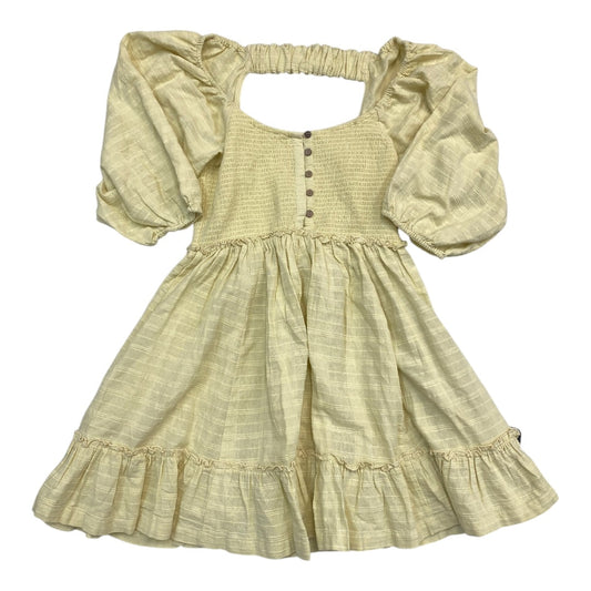 Dress Casual Short By Free People In Yellow, Size:Xl