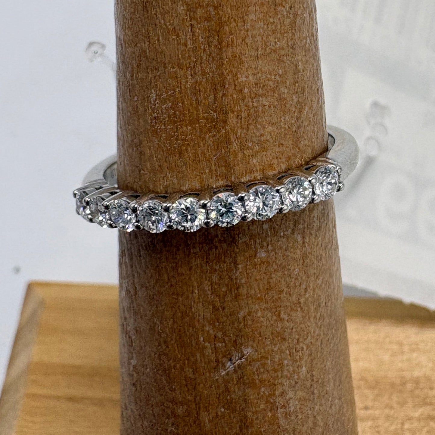 Tiffany & Company Forever Diamond Luxury Ring in Platinum, Size: 5.5