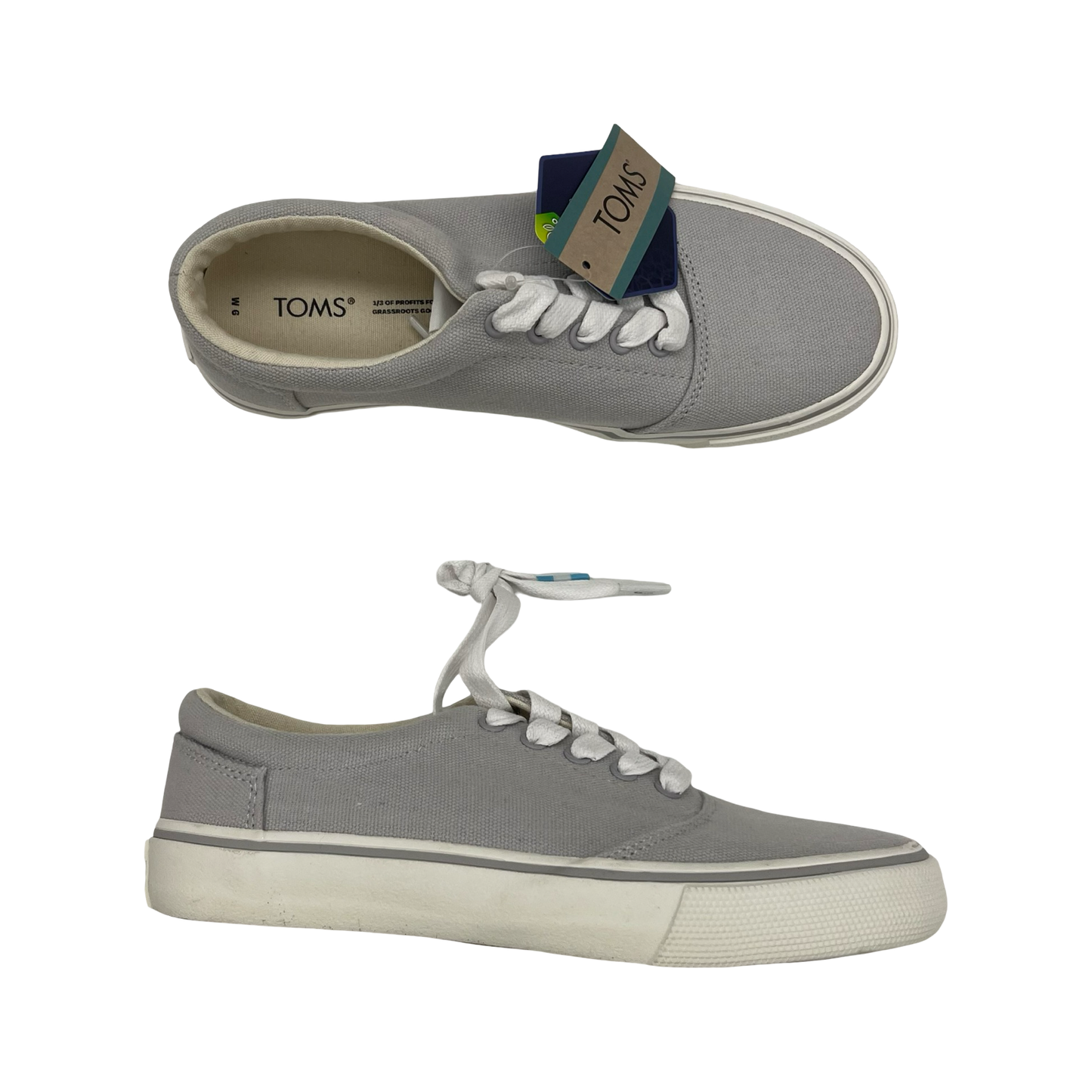 Shoes Sneakers By Toms In Grey, Size:6