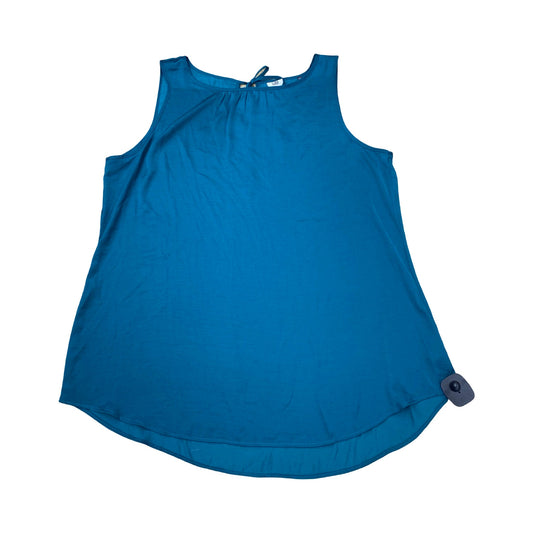 Top Sleeveless By Cabi In Teal, Size:Xl
