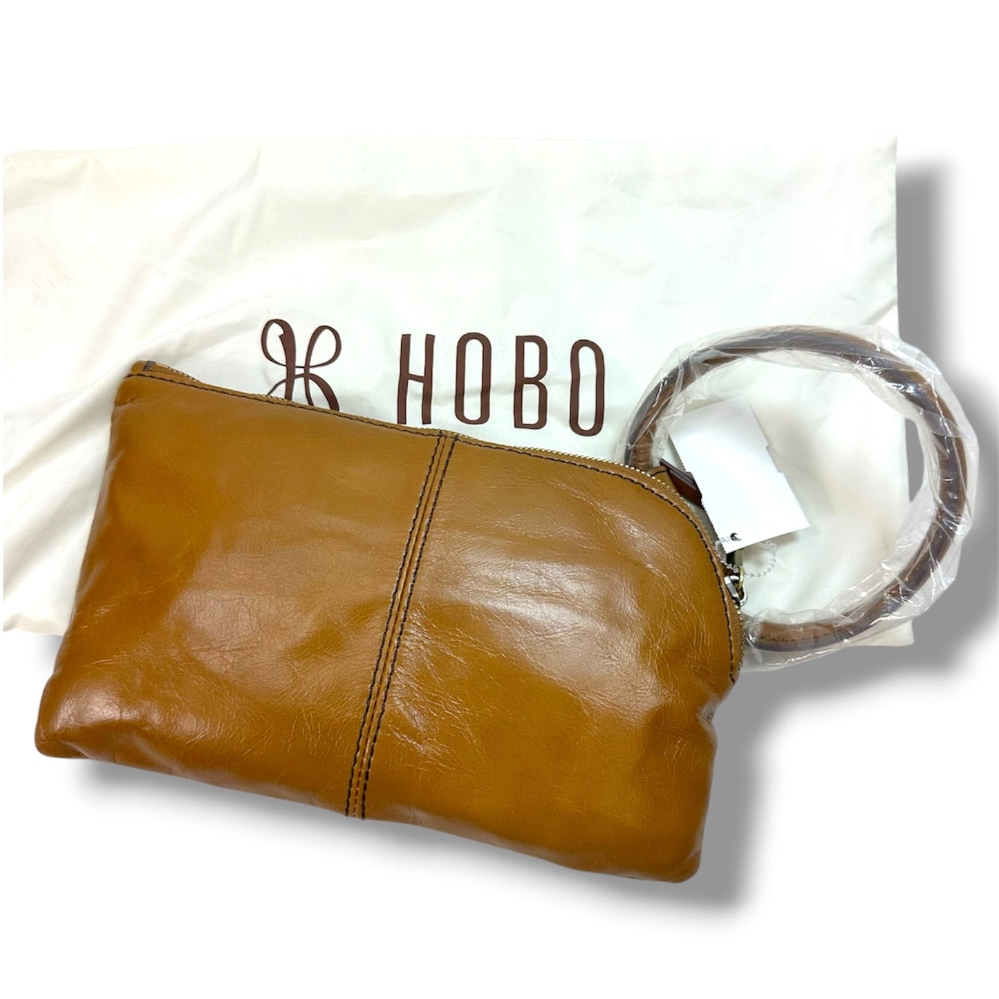 Sable leather Wristlet By Hobo Intl, Size: Medium