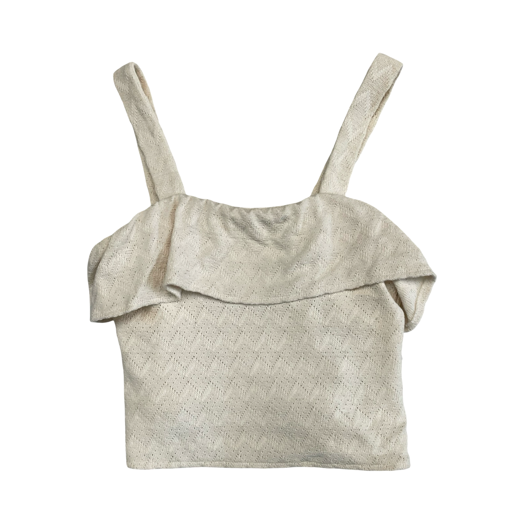 Top Sleeveless By Madewell In Tan, Size:S