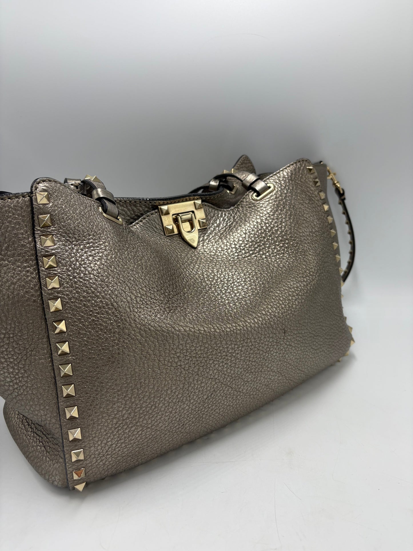 Valentino-Garavani Rockstud Medium Luxury Tote / Handbag