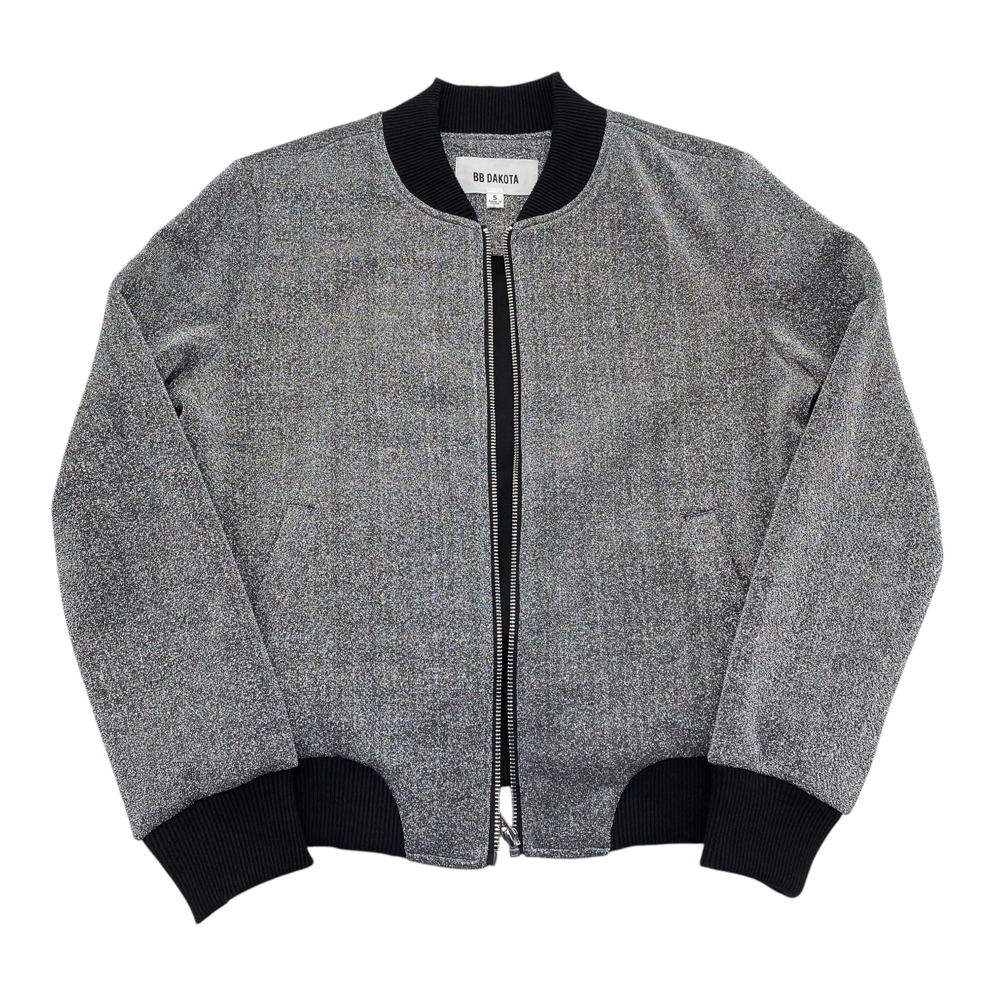Jacket Other By Bb Dakota In Black & Silver, Size:S