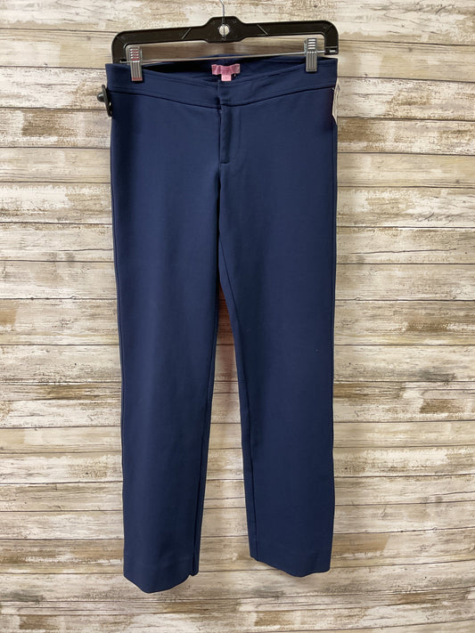 Pants Designer By Lilly Pulitzer In Navy, Size:4