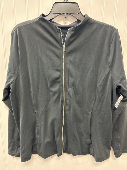 Athletic Jacket By Nike Apparel In Black, Size:1X