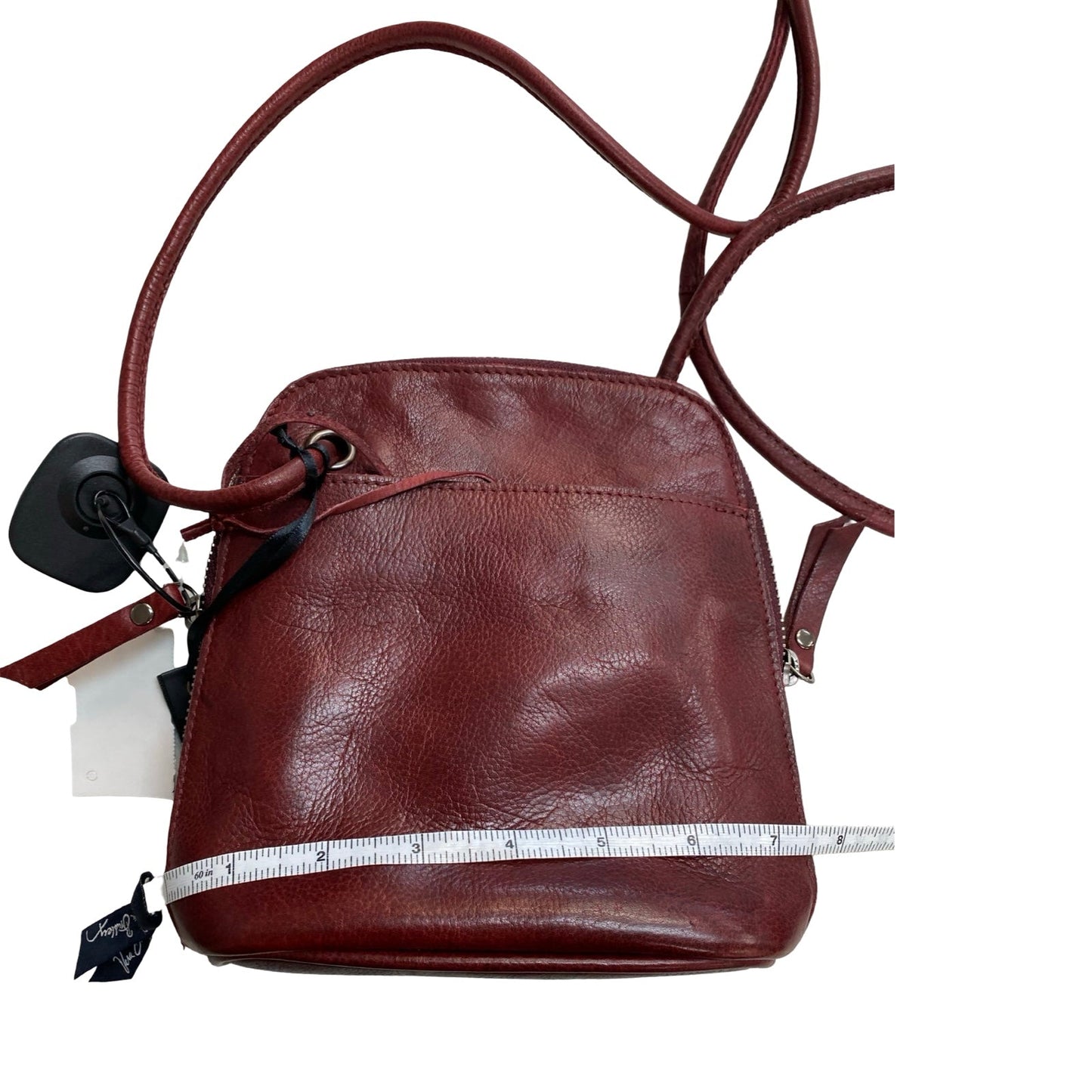 Handbag Leather By Latico In Red, Size:Small