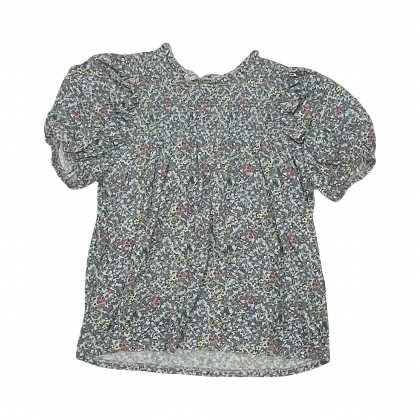 Blouse Ss By Loft In Blue, Size:S