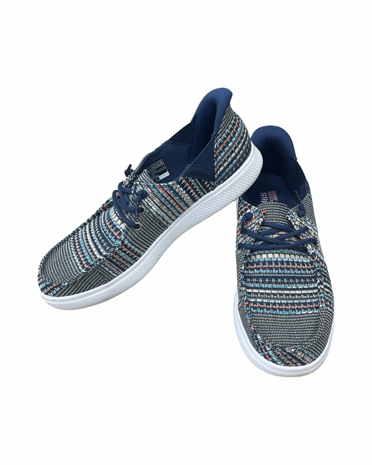 Shoes Sneakers By Skechers In Blue & Cream, Size:10