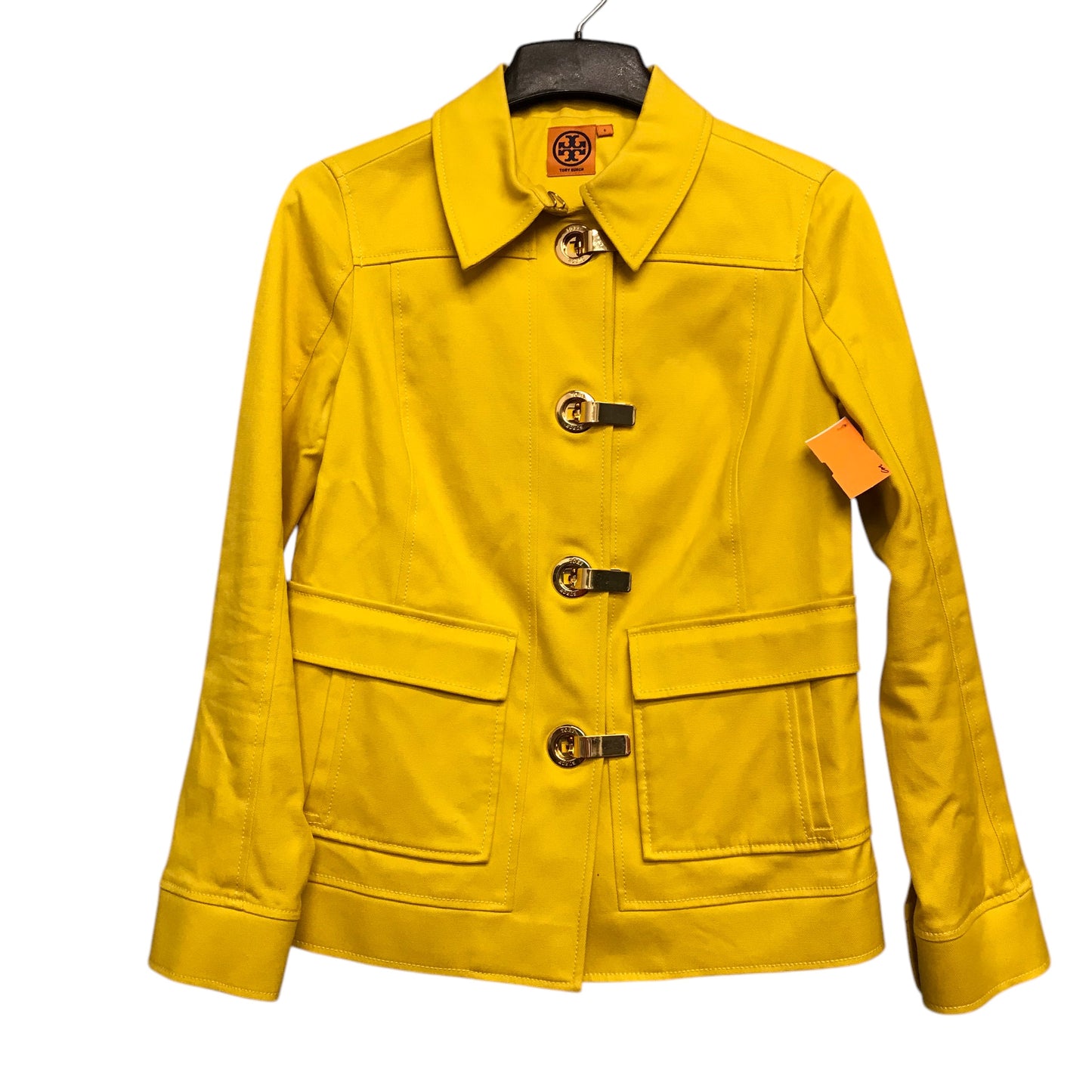 Jacket Designer By Tory Burch In Yellow, Size:S