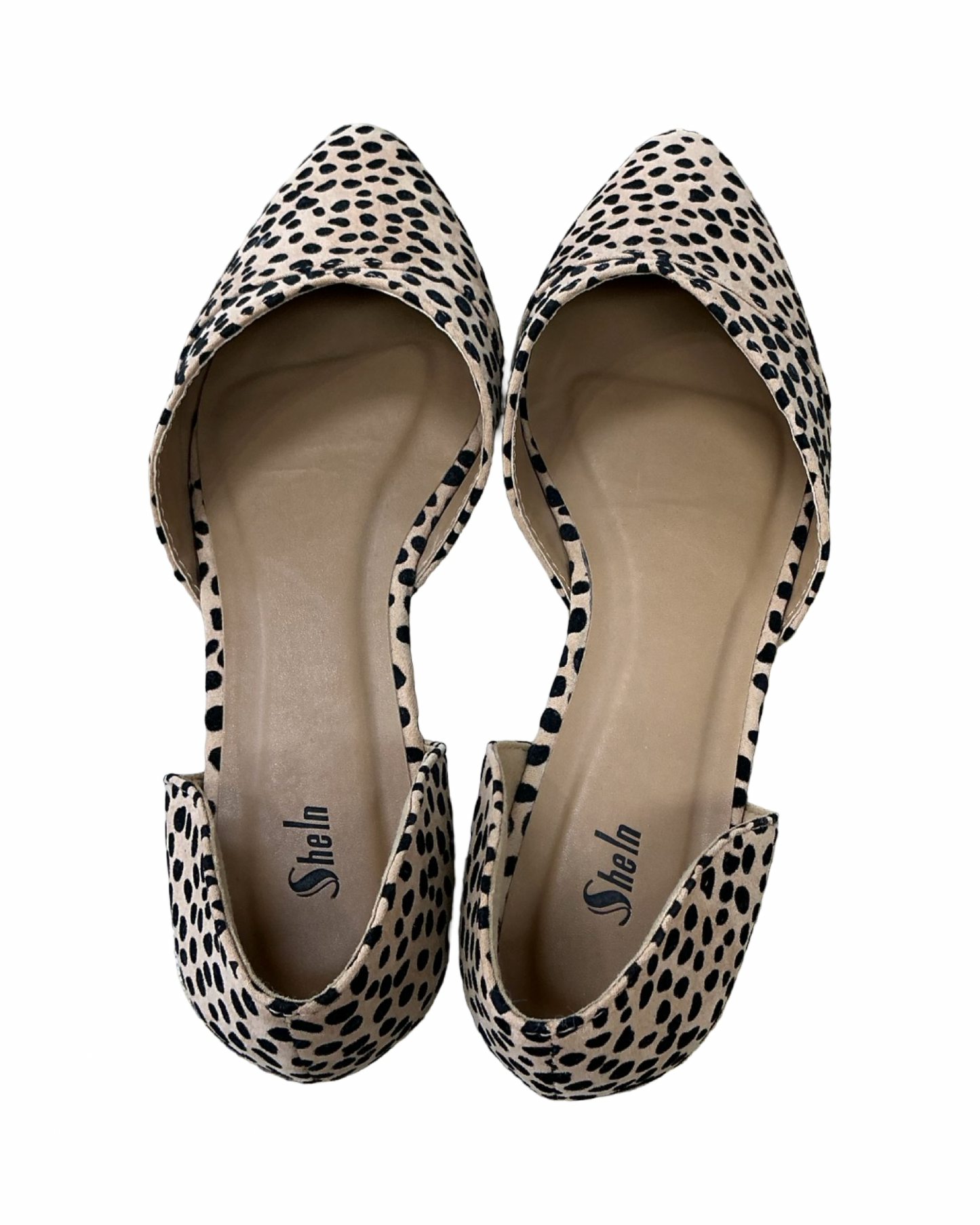 Shoes Flats By Clothes Mentor In Animal Print, Size:8.5
