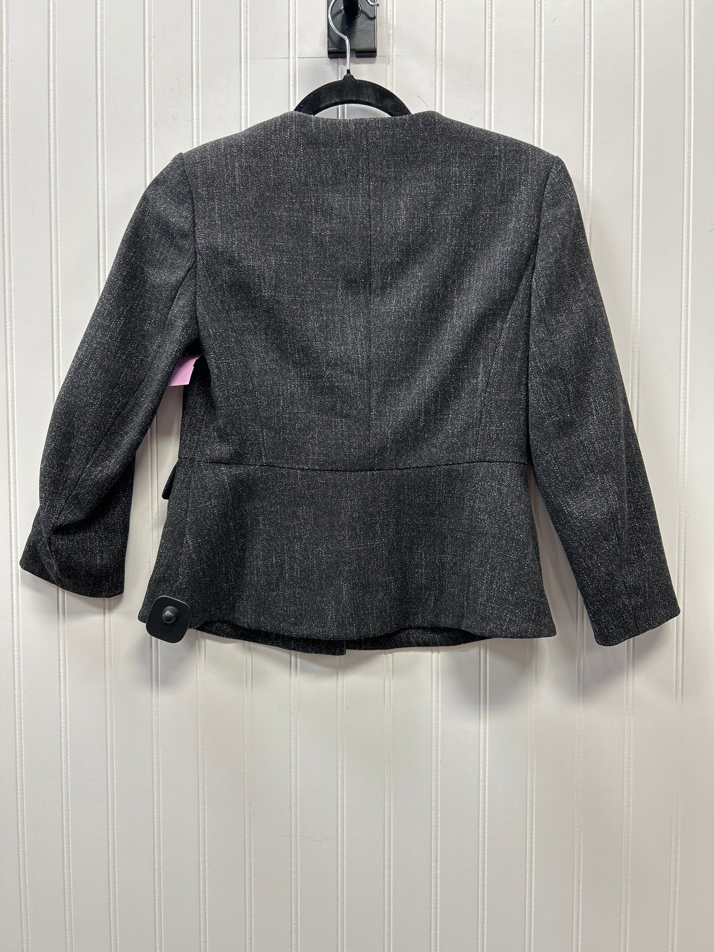 Blazer By Ann Taylor In Grey, Size:0P
