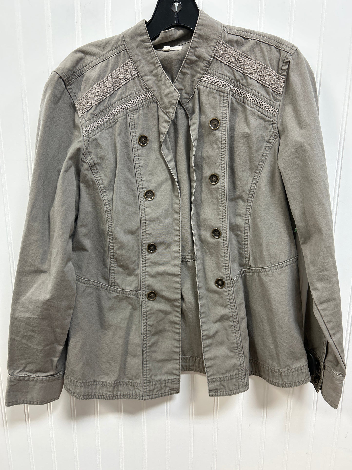 Blazer By Maurices In Grey, Size:L