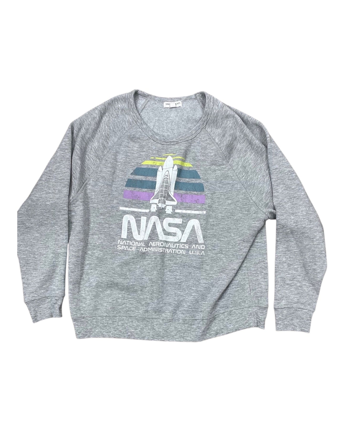 Sweatshirt Collar By Grayson Threads In Grey, Size:M