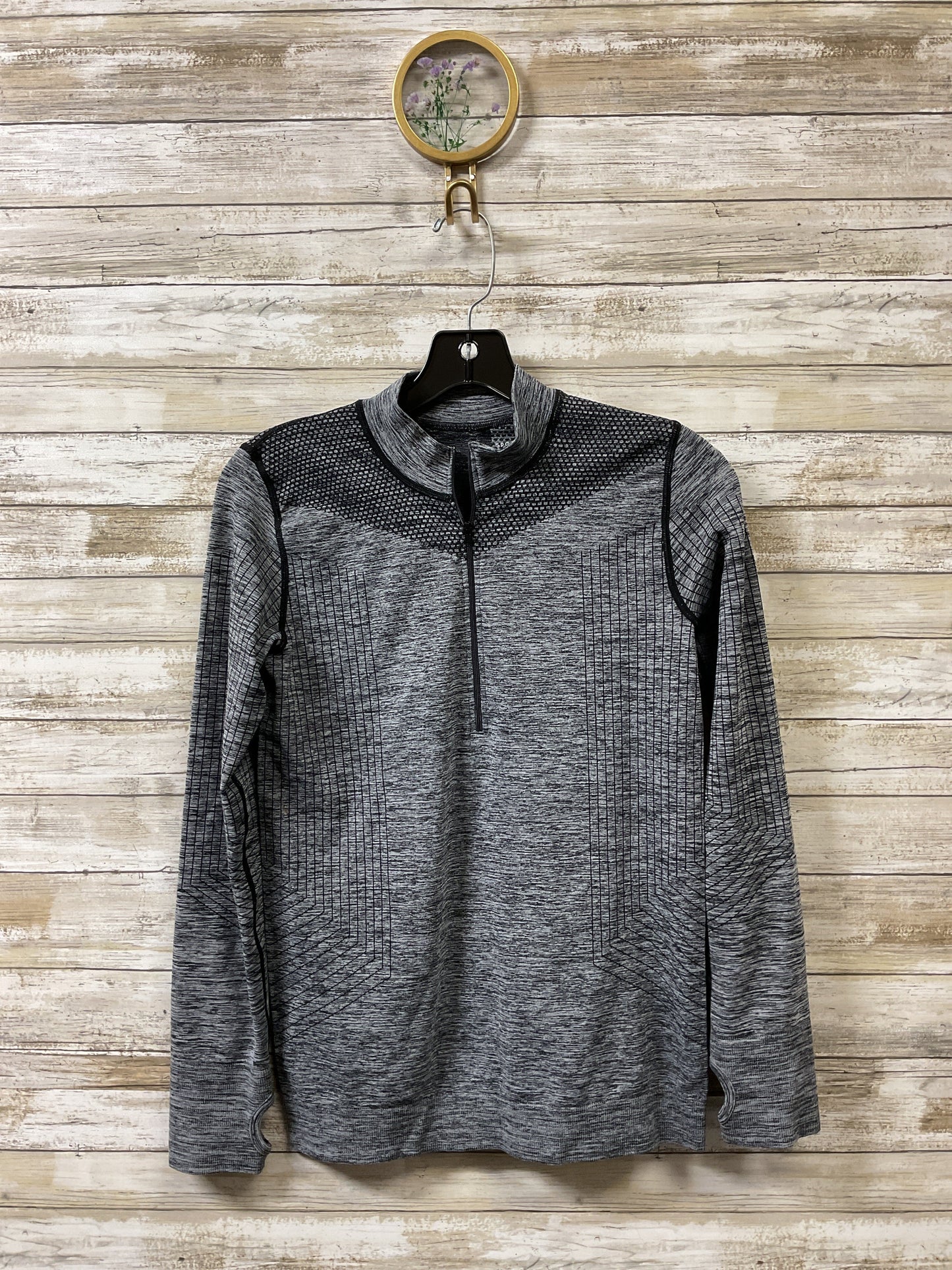 Athletic Top Ls Crewneck By Cmb In Grey, Size:S