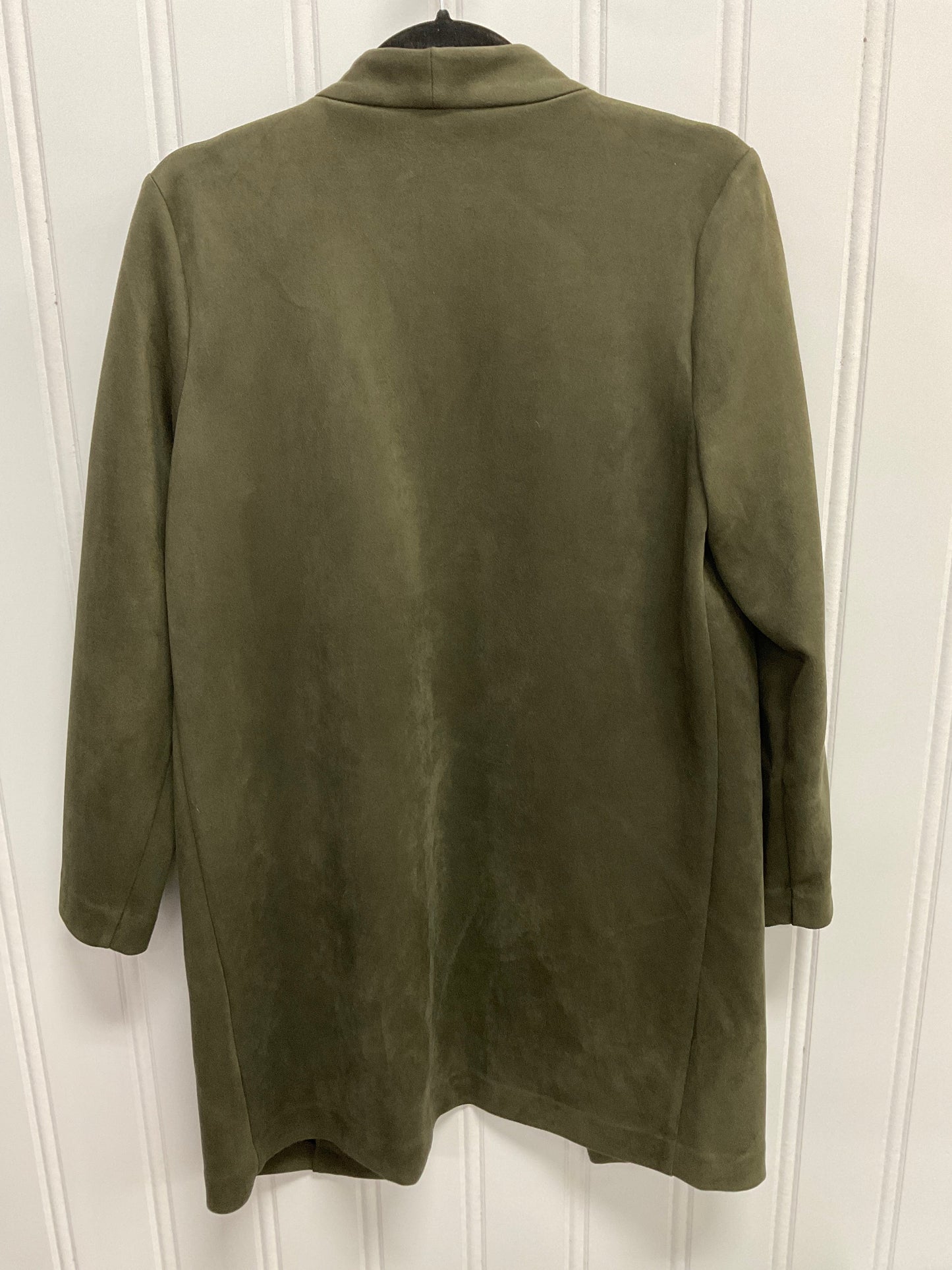 Jacket Faux Fur & Sherpa By Apt 9 In Green, Size:S