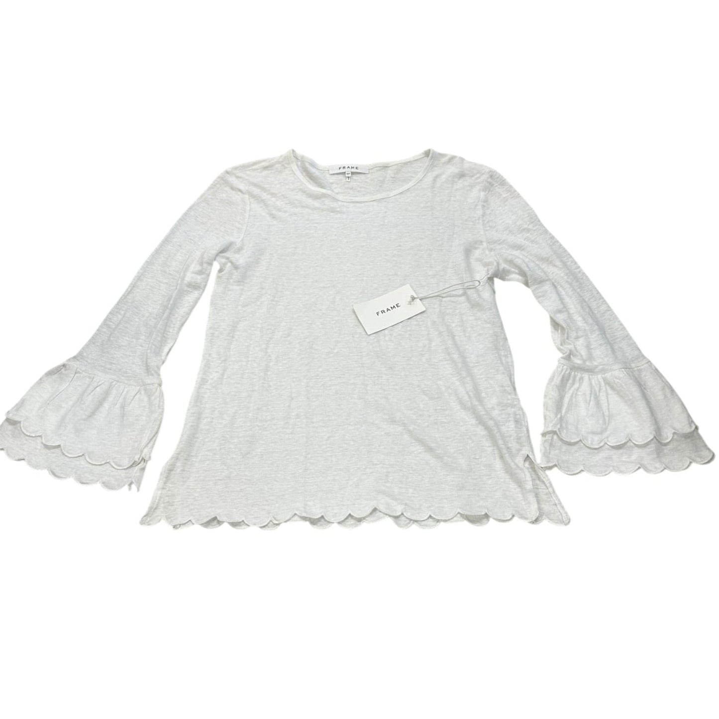 Top Ls By Frame In White, Size:S