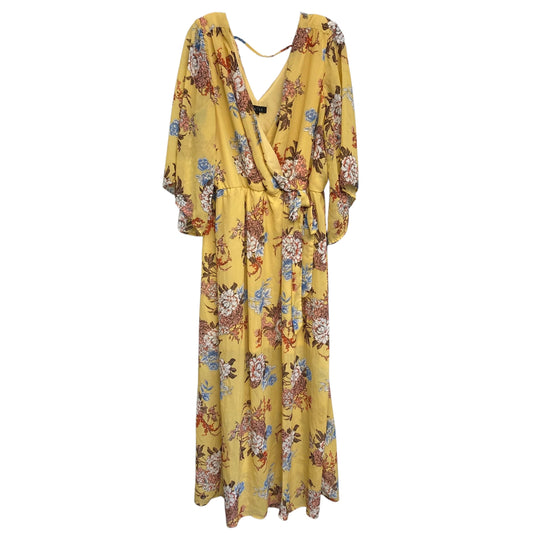 Dress Casual Maxi By R. Wish In Yellow, Size:2X