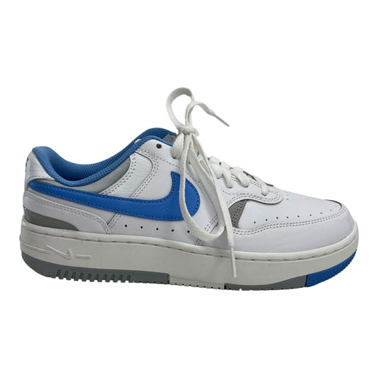 BLUE & WHITE SHOES SNEAKERS by NIKE Size:7.5