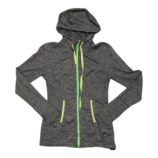 Athletic Jacket By Lukka In Striped Pattern, Size:S