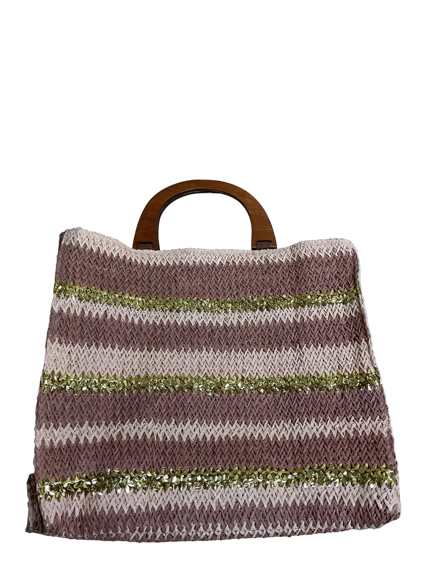 Tote By Shiraleah In Pink & Purple, Size:Medium