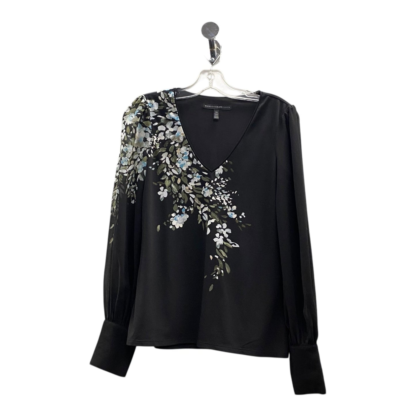 Top Ls By White House Black Market In Black, Size:Xs