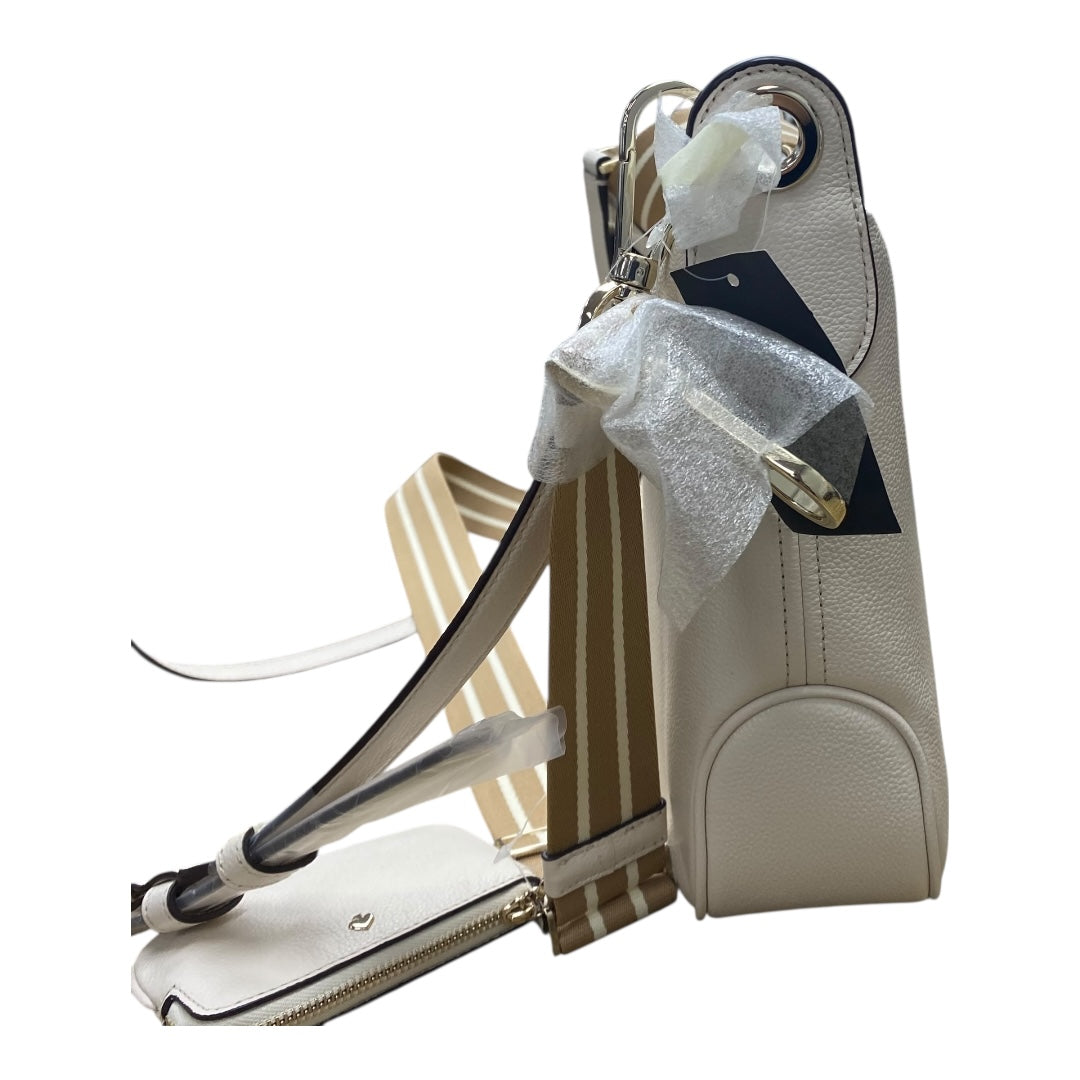 Handbag Designer By Kate Spade In Ivory, Size:Medium