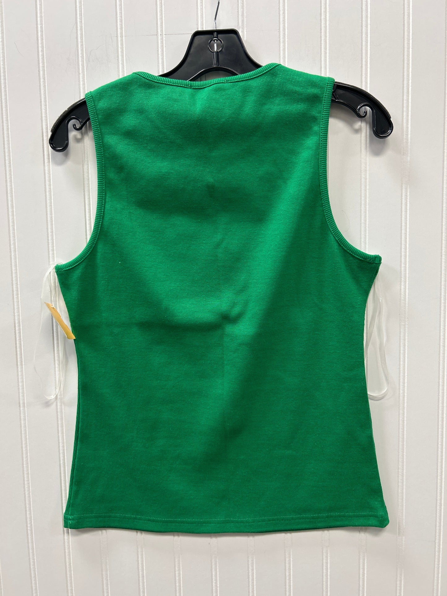 Top Sleeveless By Staccato In Green, Size:L NWT