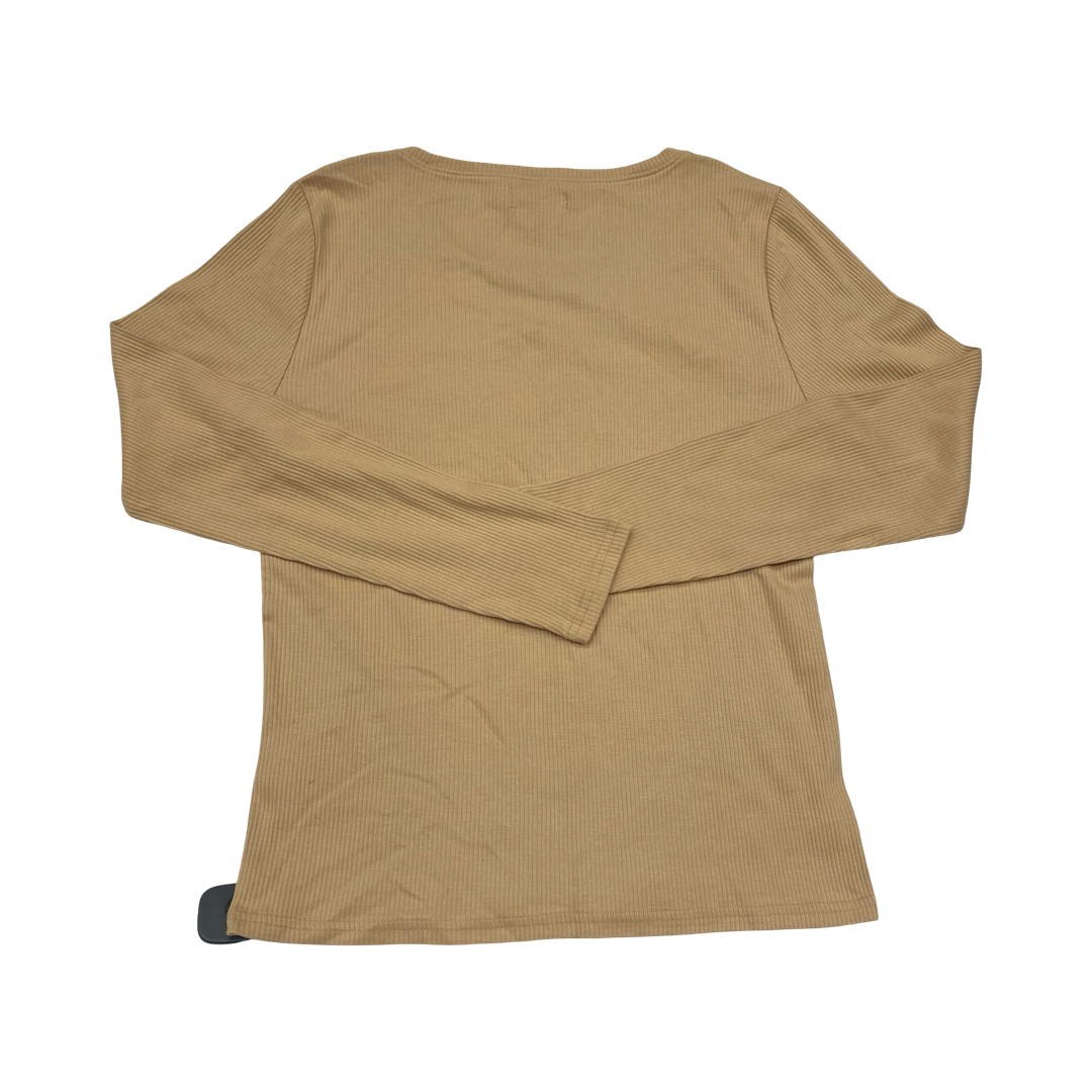 Top Ls By J. Crew In Brown, Size:L
