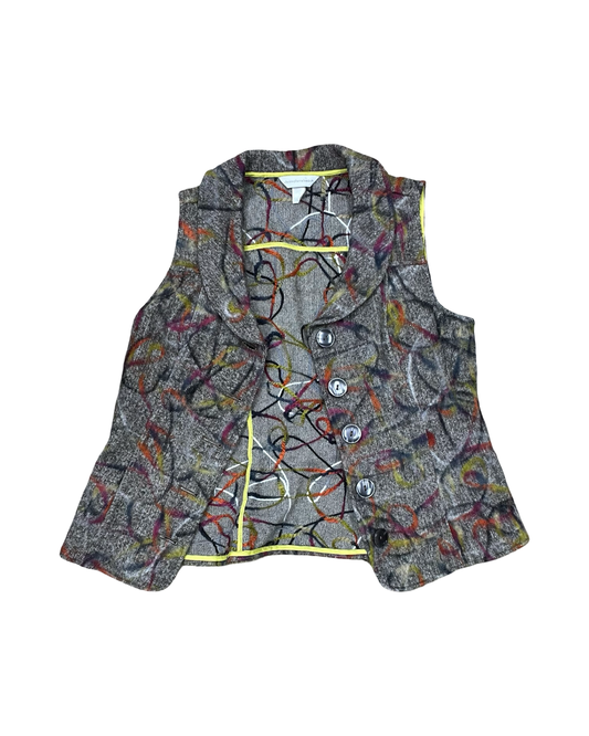 Vest Other By Christopher And Banks In Brown, Size:S
