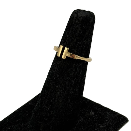 Tiffany & Company T Wire Luxury Ring in 18k Gold Size: 6