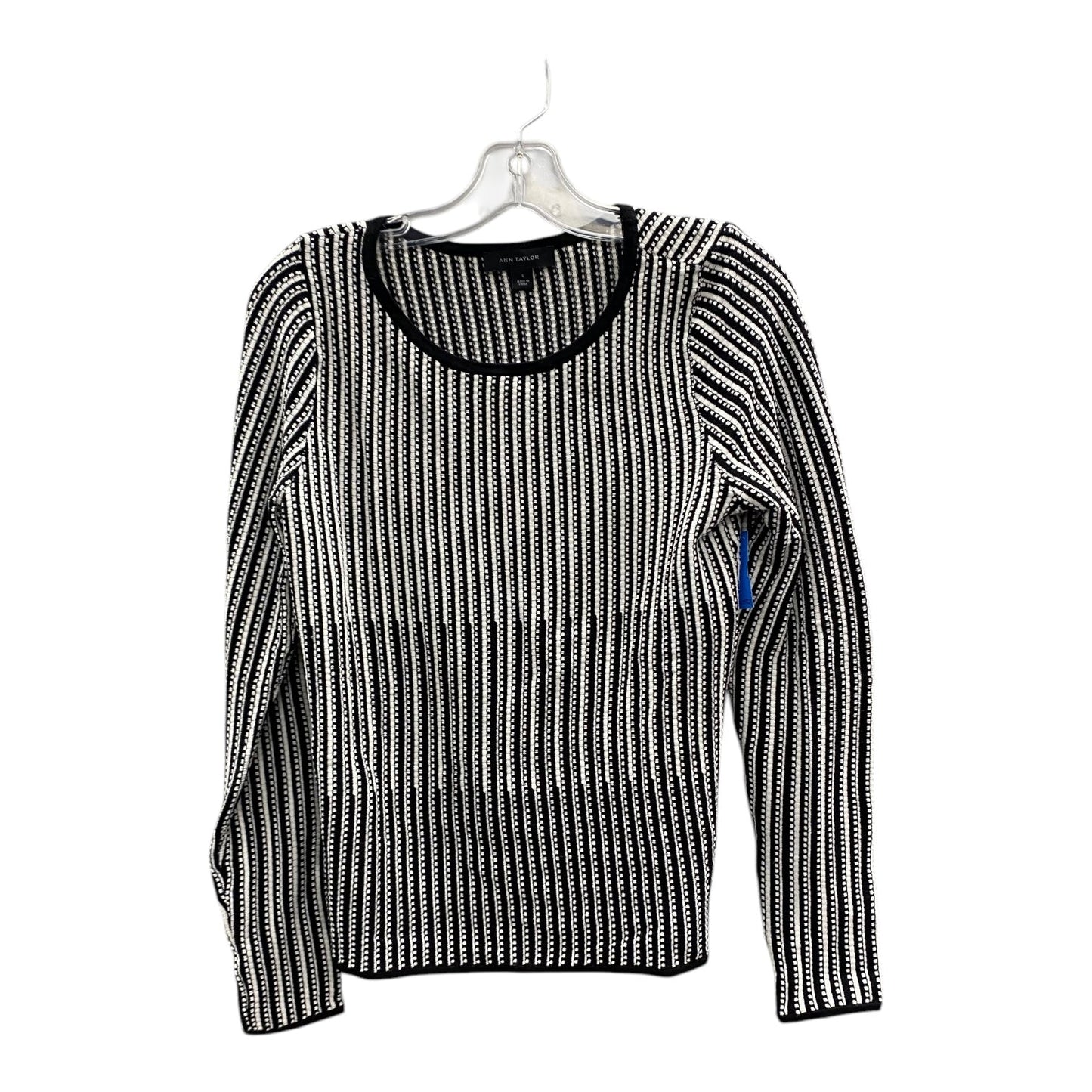 Top Ls By Ann Taylor In Black & White, Size:S