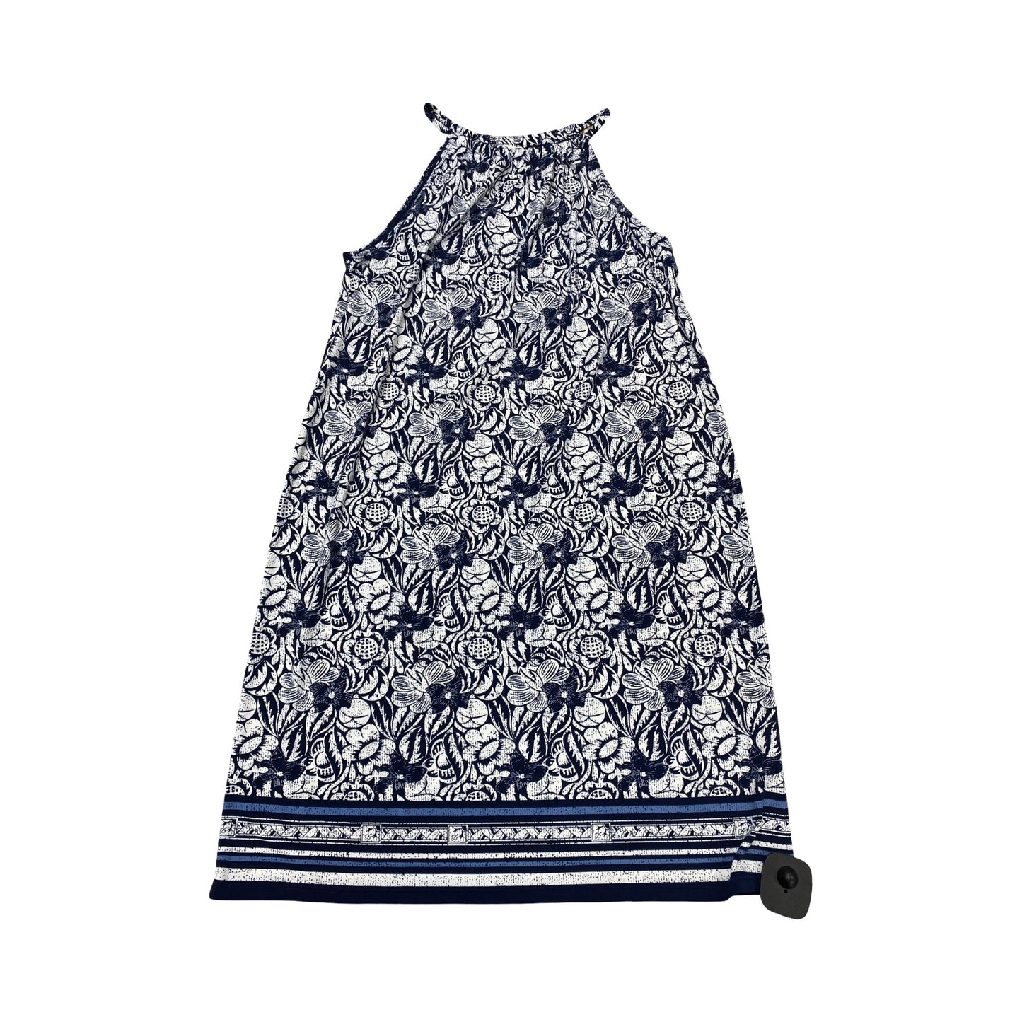 Dress Casual Short By Max Studio In Blue & White, Size:S