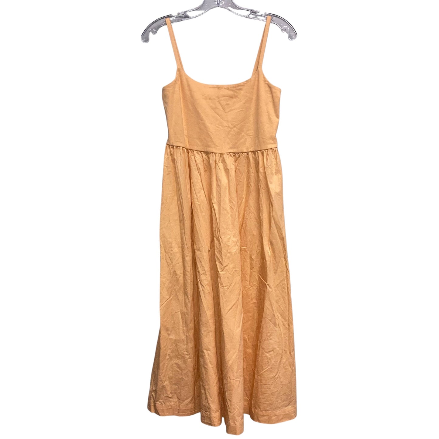 Dress Casual Midi By Old Navy In Orange, Size:M