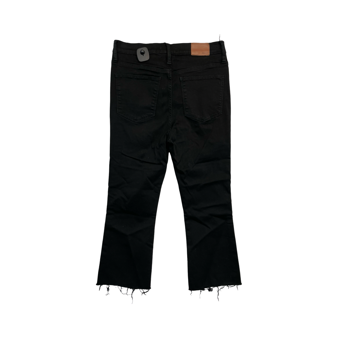 Jeans Cropped By Madewell In Black, Size:8