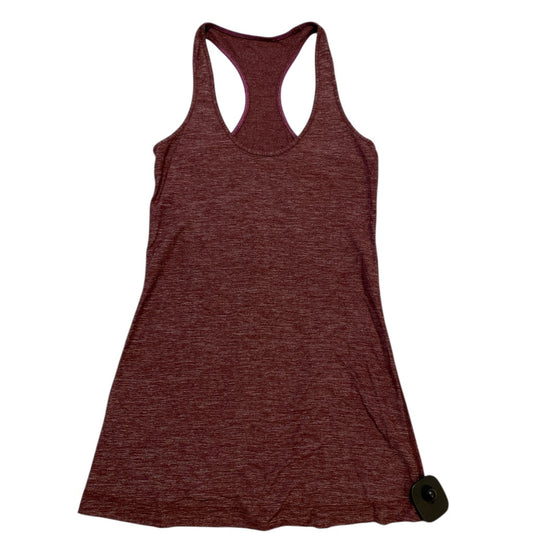 Athletic Tank Top By Lululemon In Maroon, Size:S