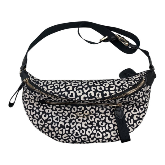 Belt Bag Designer By Kate Spade In Black & White, Size:Medium