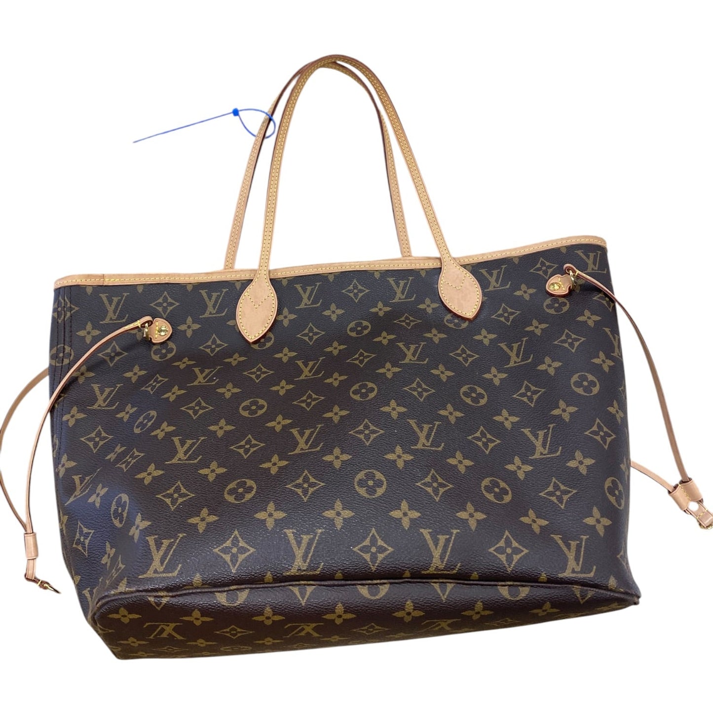 Handbag Luxury Designer By Louis Vuitton In Brown, Size:Medium